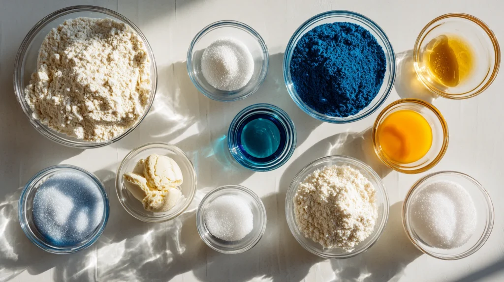 Elegant Blue Macarons Recipe - Easy Expert Baking Tips 3 Blue Macarons