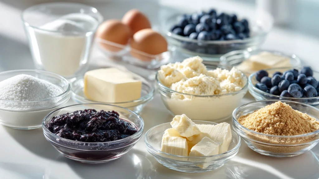 Blueberry Cheesecake Recipe - Creamy Homemade Dessert 2 Blueberry Cheesecake