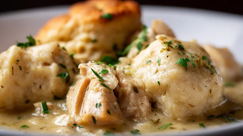Chicken and Dumplings With Biscuits - Easy Comfort Food 2 Chicken and Dumplings With Biscuits