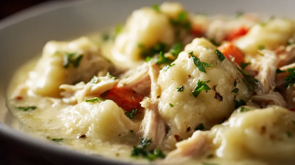 Crockpot Chicken and Dumplings - Easy Comfort Food 2 Crockpot Chicken and Dumplings