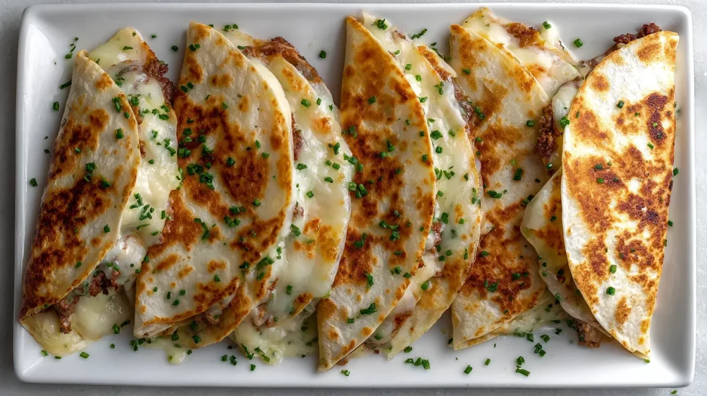 Ground Beef Quesadillas Recipe - Easy Cheesy Dinner 9 Ground Beef Quesadillas