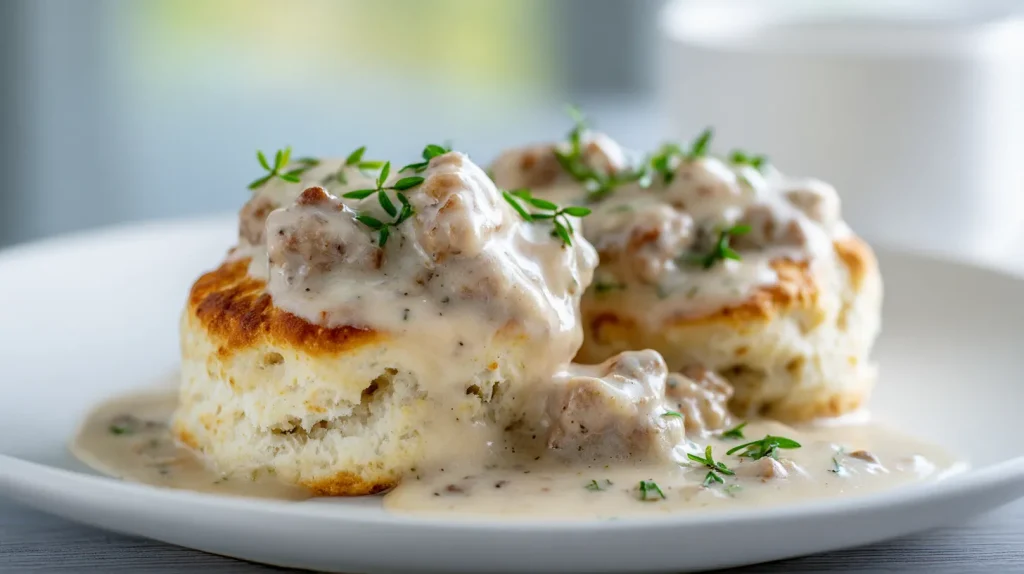 Fluffy Keto Biscuits and Gravy Recipe - Low Carb Comfort 9 Keto Biscuits and Gravy