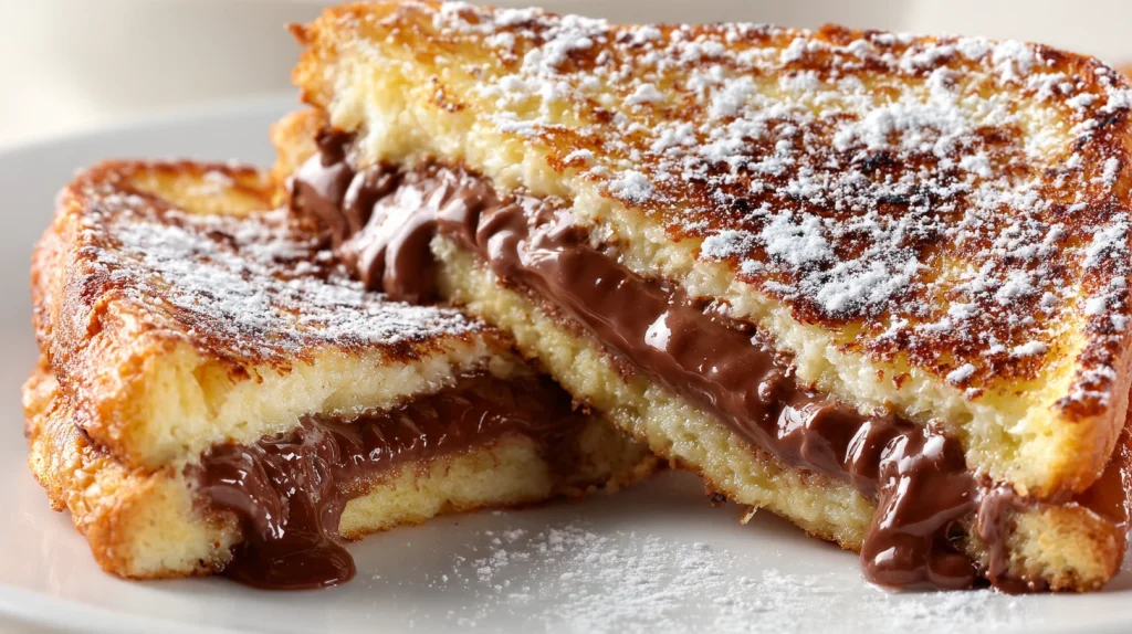 Nutella French Toast - Easy & Delicious Recipe 2 Nutella French Toast