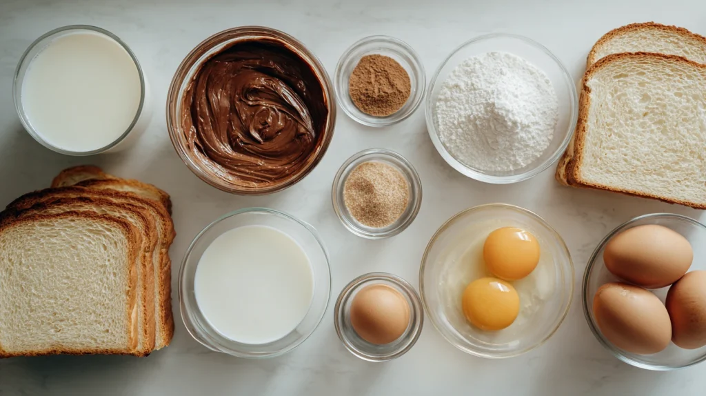 Nutella French Toast - Easy & Delicious Recipe 3 Nutella French Toast