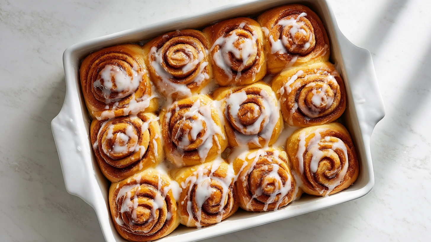 Overnight Cinnamon Rolls Recipe - Soft Sweet Breakfast Treat