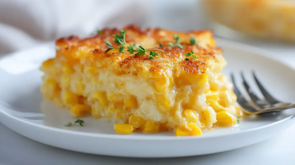 Scalloped Corn Casserole - Easy Cheesy Corn Bake 11 Scalloped Corn Casserole