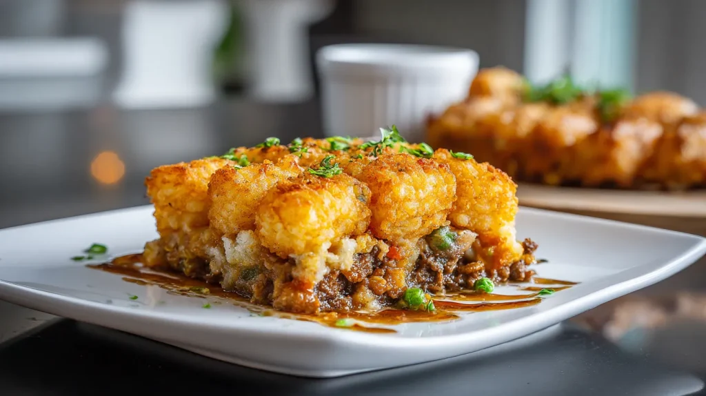 Shepherds Pie Tater Tot Casserole - Easy Comfort Meal 8 Shepherds Pie Tater Tot Casserole