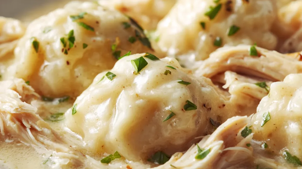 Southern Chicken and Dumplings - Classic Comfort Meal 2 Southern Chicken and Dumplings