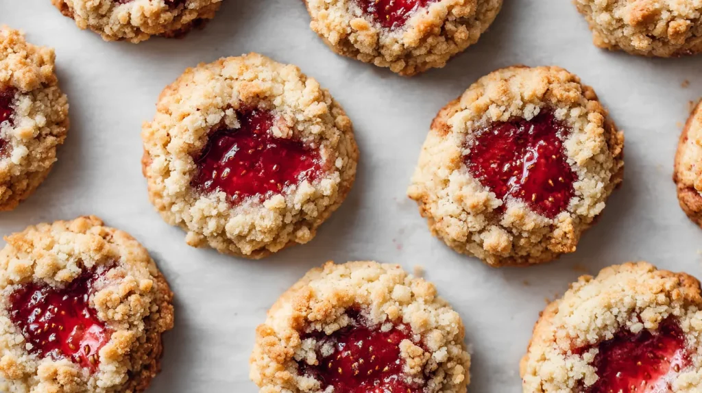 Strawberry Crumble Cookies - Fall Special Sweet Treats 10 Strawberry Crumble Cookies