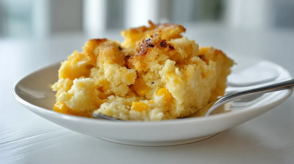 Sweet Corn Casserole Recipe - Creamy & Classic Side Dish 9 Sweet Corn Casserole