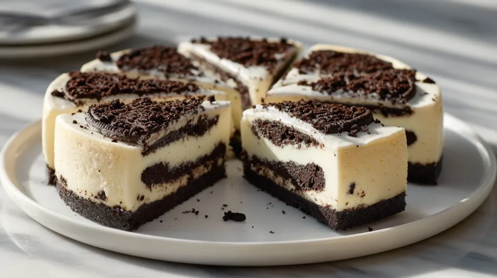 Creamy Oreo Cheesecake 9 Oreo Cheesecake