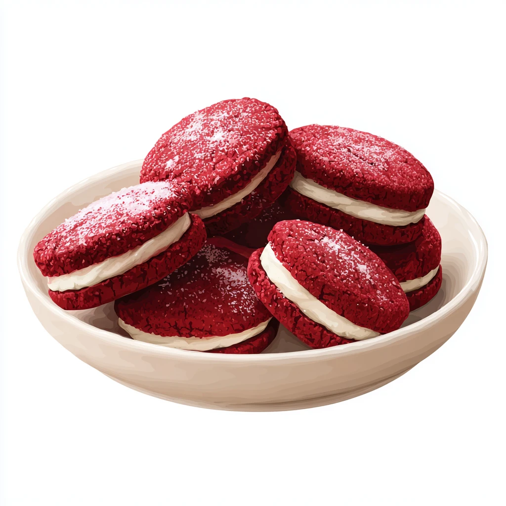 Red Velvet Cookies from Cake Mix Easy - Soft & Delicious 4 Red Velvet Cookies