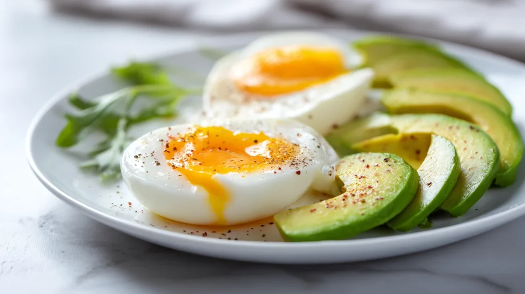 Eggs and Avocado - Balanced and Protein Rich Meal 7 Eggs and Avocado