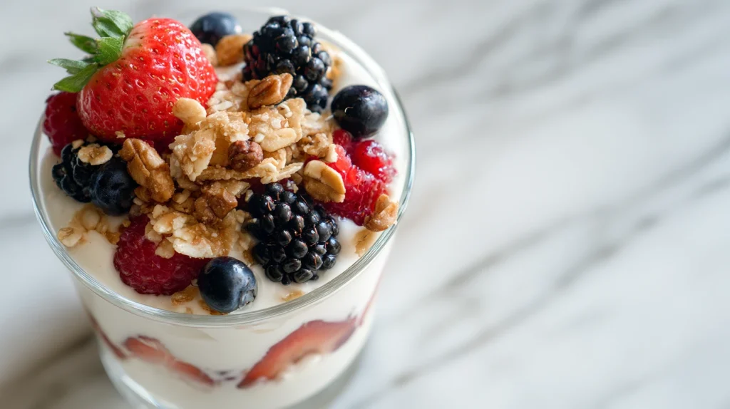 Greek Yogurt Parfait Recipe - Delicious & Healthy 2 Greek Yogurt Parfait