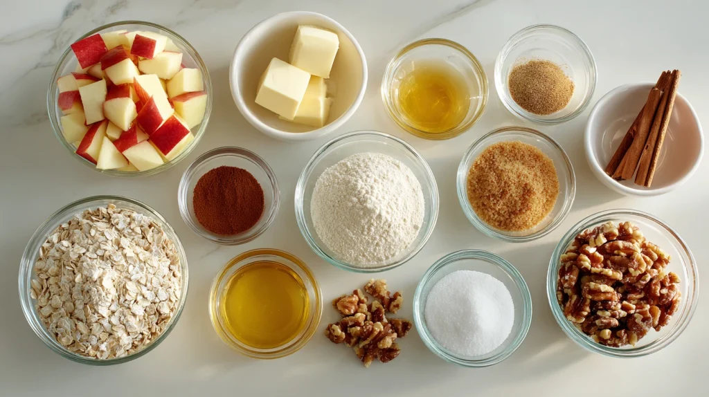 Delicious Apple Crisp Bars - Easy Homemade Recipe 2 Apple Crisp Bars