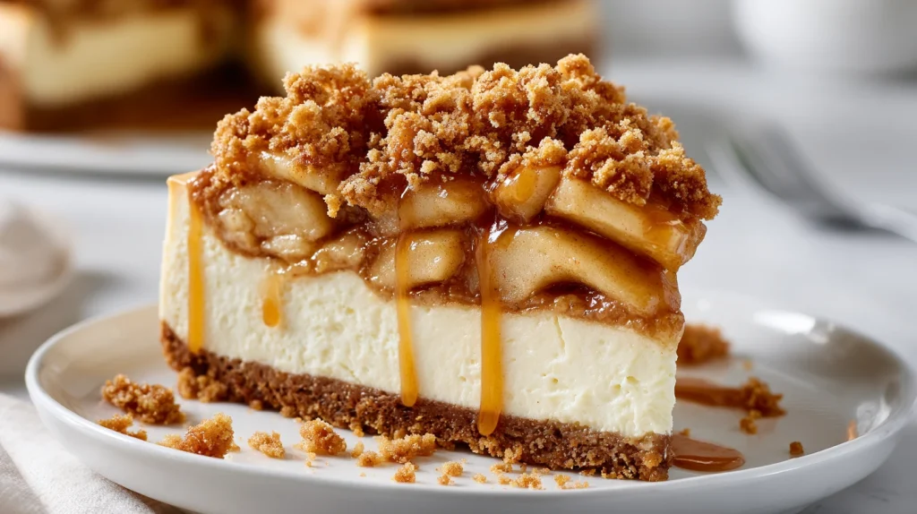 Apple Crisp Cheesecake - Creamy, Fruity & Perfectly Crunchy 11 Apple Crisp Cheesecake