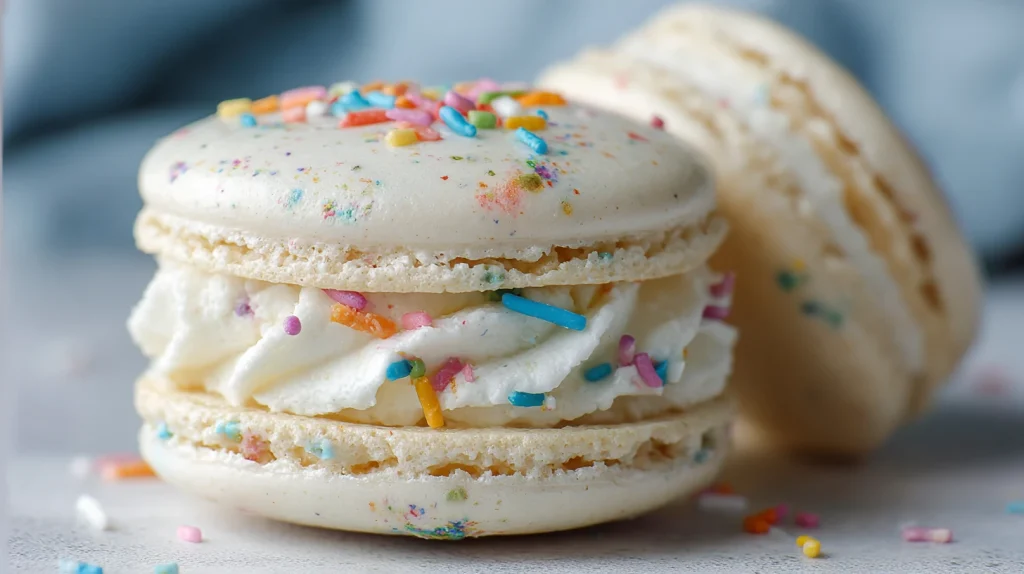 Birthday Cake Macarons - Sweet, Colorful and Delicious 2 Birthday Cake Macarons