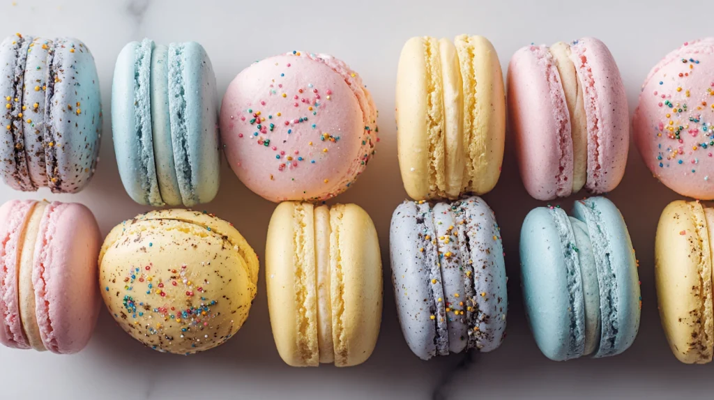 Birthday Cake Macarons - Sweet, Colorful and Delicious 11 Birthday Cake Macarons
