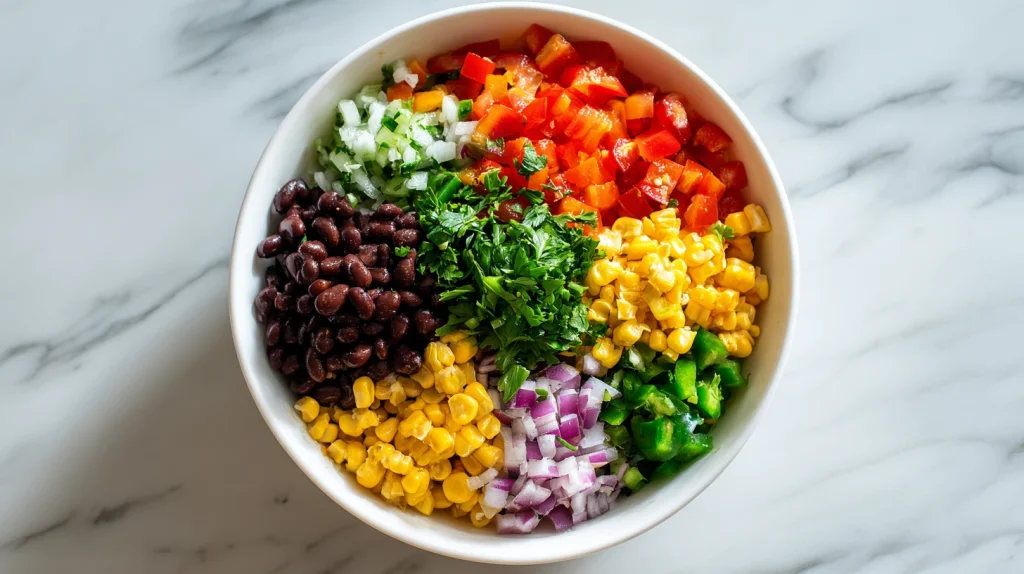 Black Bean Corn Salsa - Easy Fresh Mexican Salsa Recipe 2 Black Bean Corn Salsa