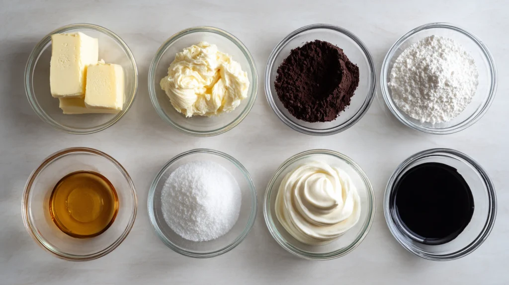 Black Buttercream Frosting - Smooth & Rich for Cupcakes 2 Black Buttercream Frosting