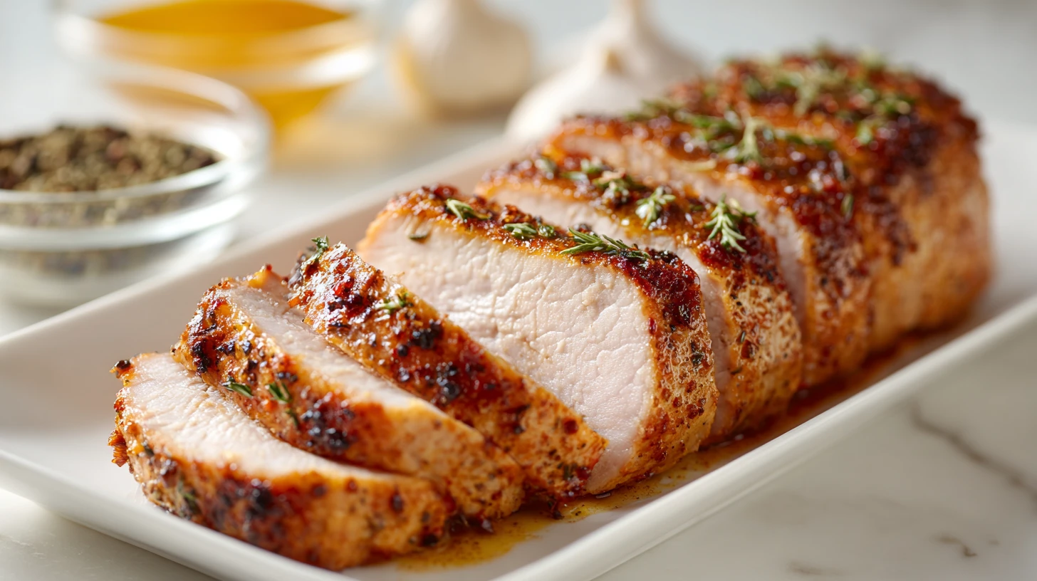 Boneless Pork Loin Recipe - Juicy Honey Garlic Glazed Perfection