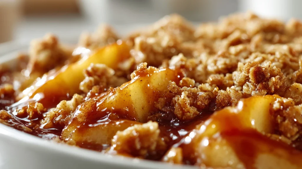 Caramel Apple Crisp - Easy & Delicious Fall Special 2 caramel apple crisp