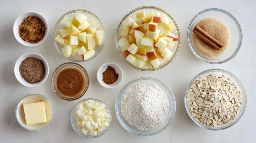 Caramel Apple Crisp - Easy & Delicious Fall Special 3 caramel apple crisp