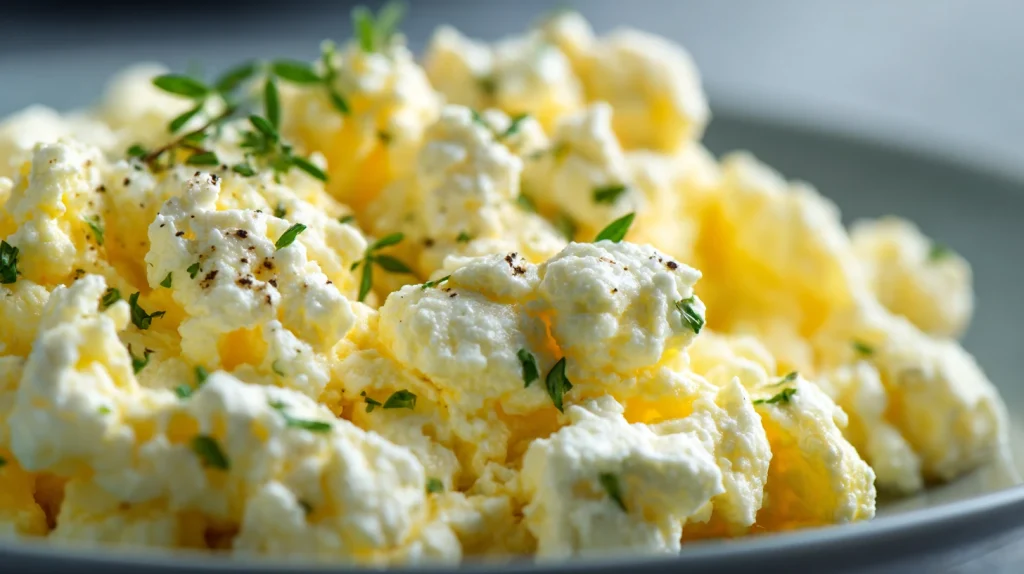 Creamy Cottage Cheese Eggs - Healthy Breakfast Delight 2 Cottage Cheese Eggs