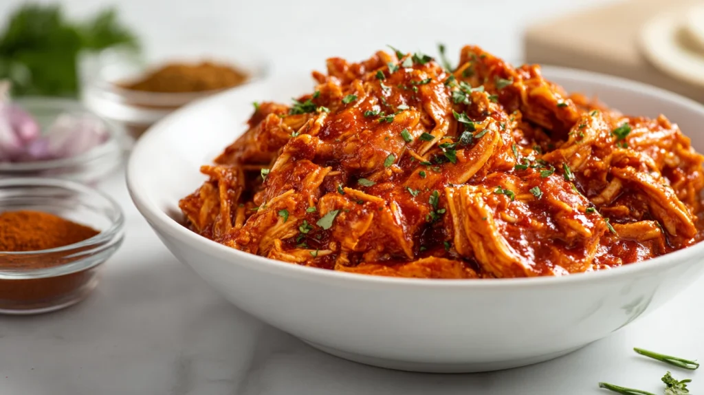 Easy Crockpot Salsa Chicken Recipe - Healthy Dinner 8 Crockpot Salsa Chicken