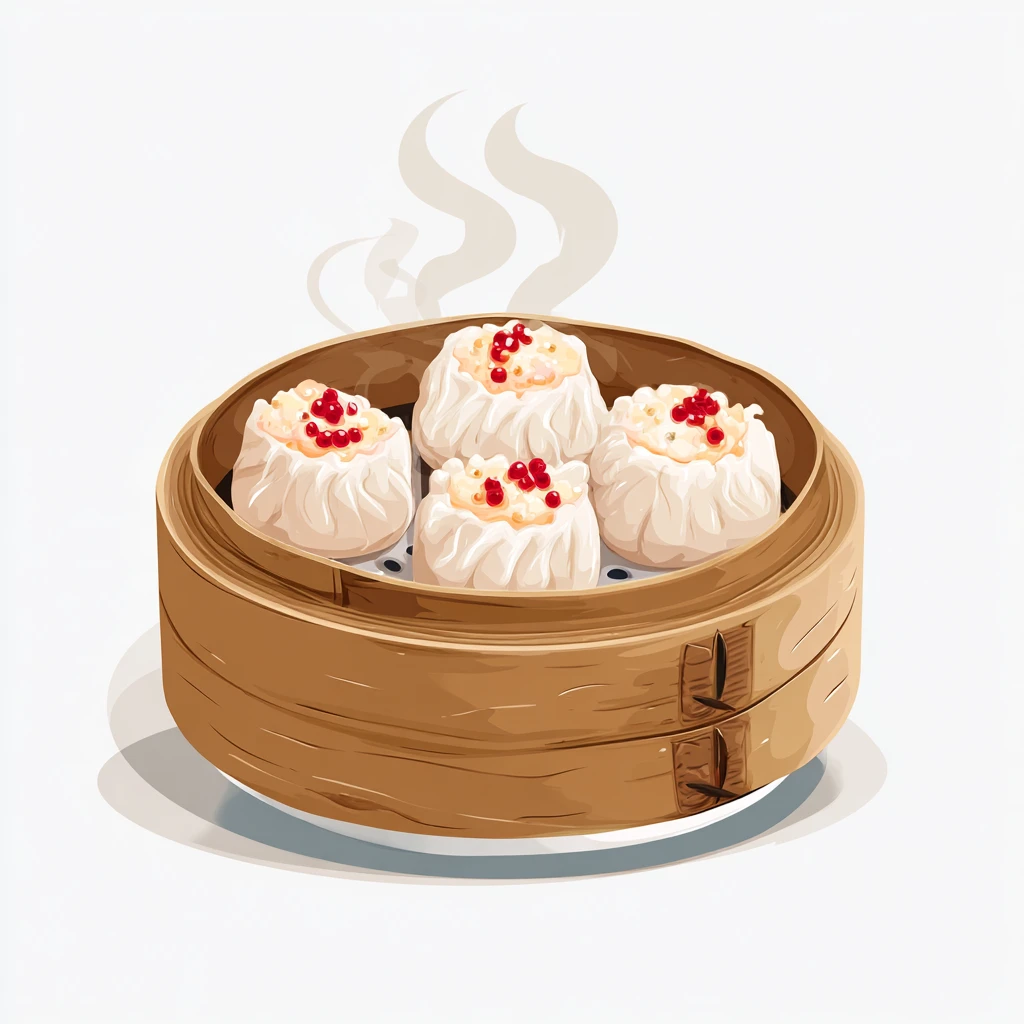 Dimsum Mentai Recipe - Delicious 5-Star Flavor at Home 4 dimsum vector