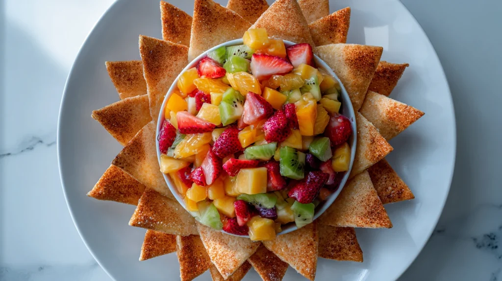 Fruit Salsa and Cinnamon Chips Recipe - Easy & Flavorful 7 Fruit Salsa and Cinnamon Chips