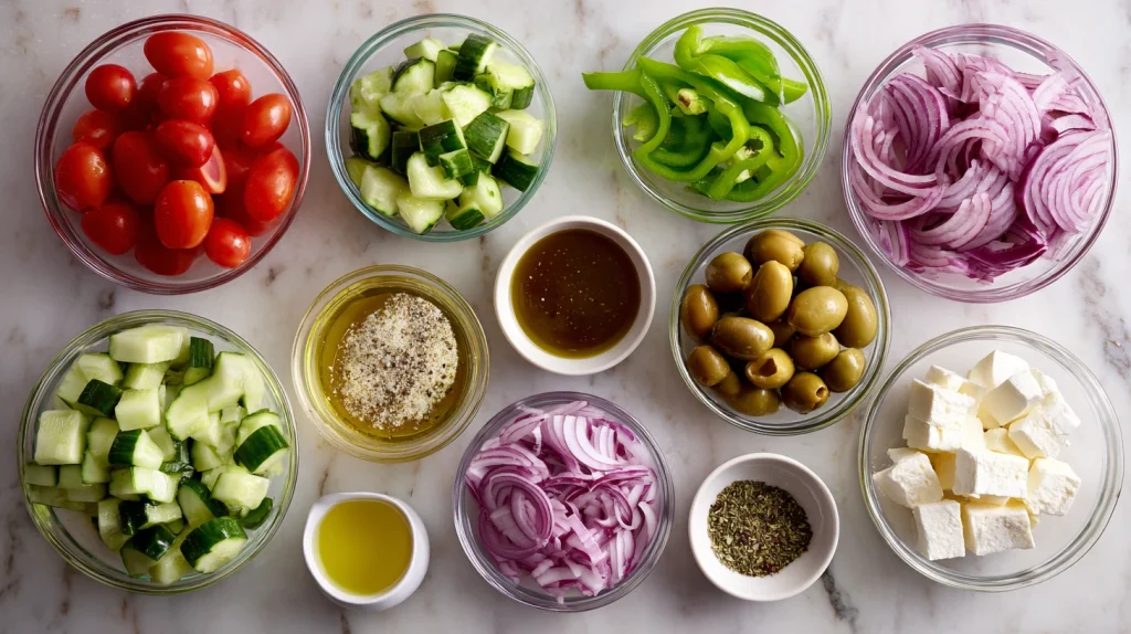 Greek Salad: A Fresh, Flavorful Mediterranean Classic 3 Greek Salad