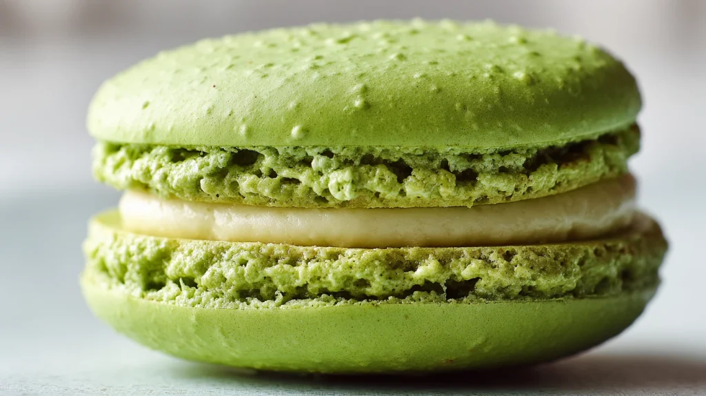 Green Macarons Recipe - Perfect Fall Dessert Idea 2 Green Macarons