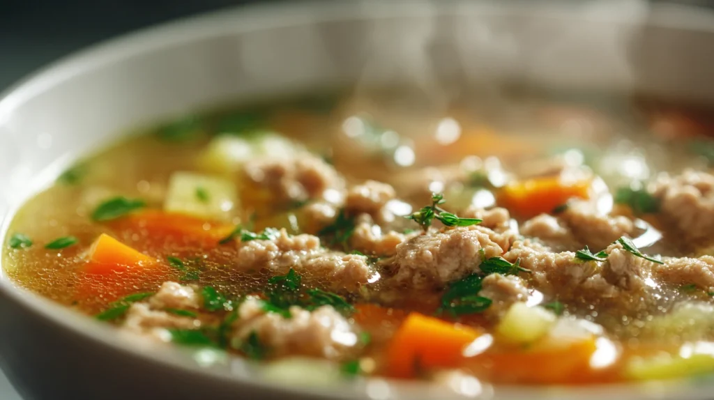 Ground Turkey Soup Recipe - Easy & Cozy Weeknight Dinner 2 Ground Turkey Soup Recipe