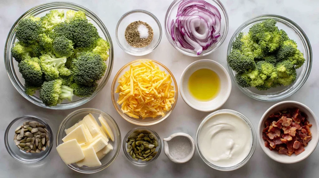 Keto Broccoli Salad Recipe - Low-Carb, Crunchy & Delicious 3 Keto broccoli salad