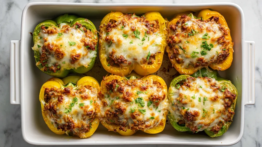 Keto Stuffed Bell Peppers - Healthy & Yummy Appetizer 10 Keto Stuffed Bell Peppers
