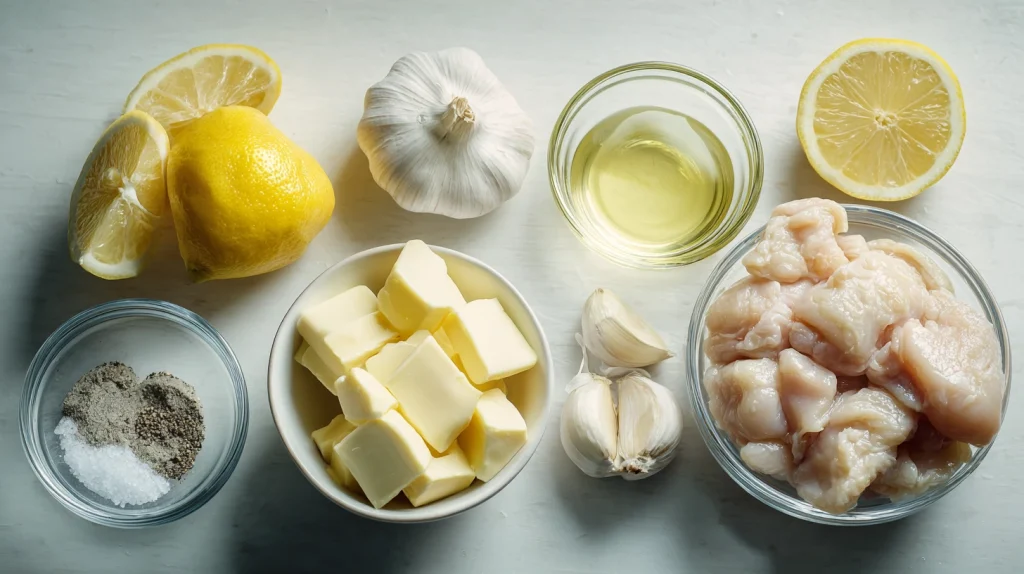 Creamy Lemon Butter Chicken - Easy Garlic & Juicy Dinner 3 Lemon Butter Chicken