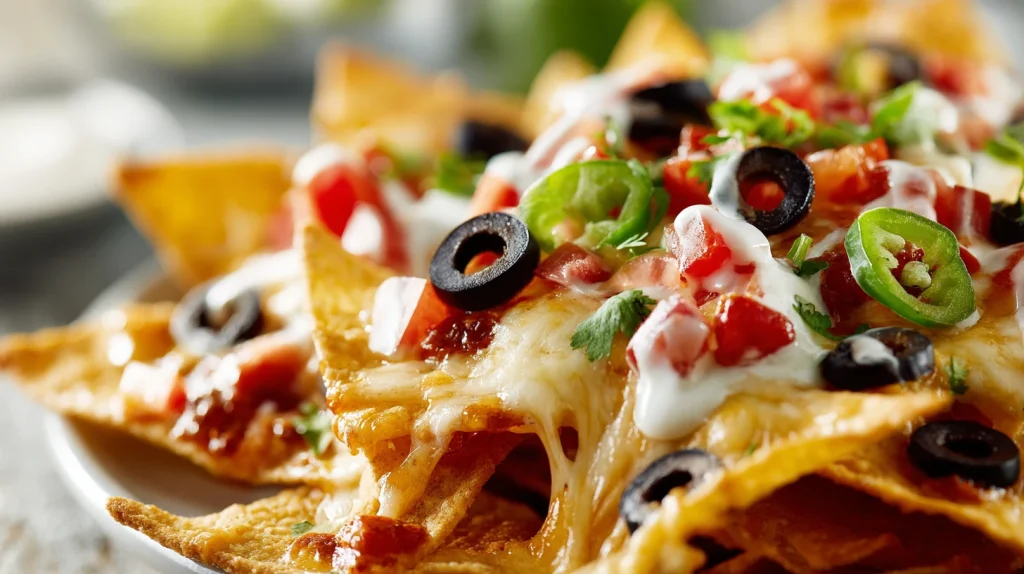 Loaded Nachos Recipe - Easy & Delicious Nachos for Parties 2 Loaded Nachos