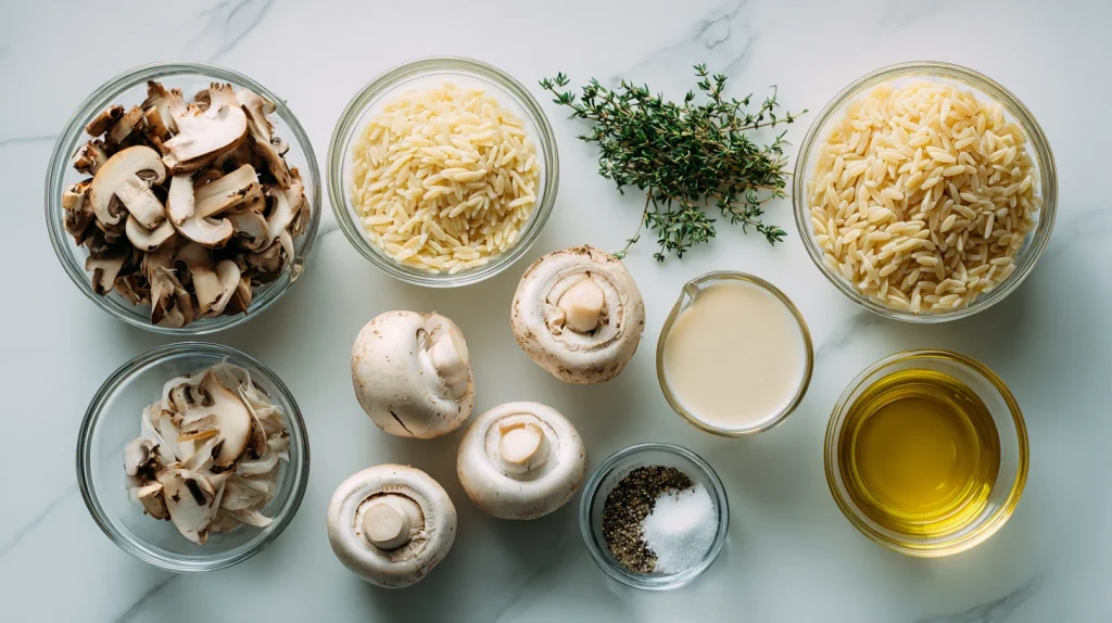 Mushroom Orzo Recipe - Cozy, Flavor Packed Meatless Dinner 2 Mushroom Orzo Recipe