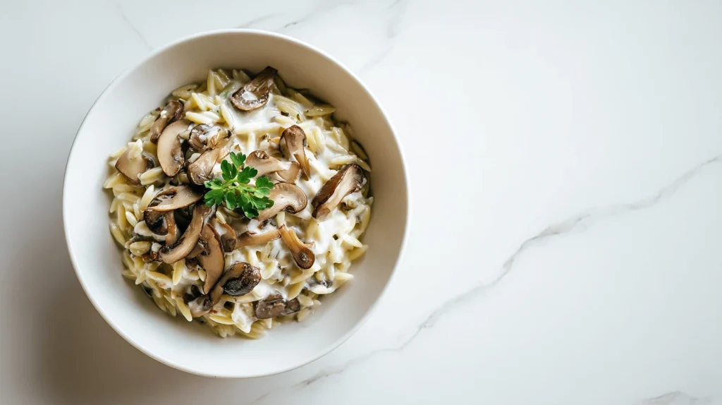 Mushroom Orzo Recipe - Cozy, Flavor Packed Meatless Dinner 8 Mushroom Orzo Recipe