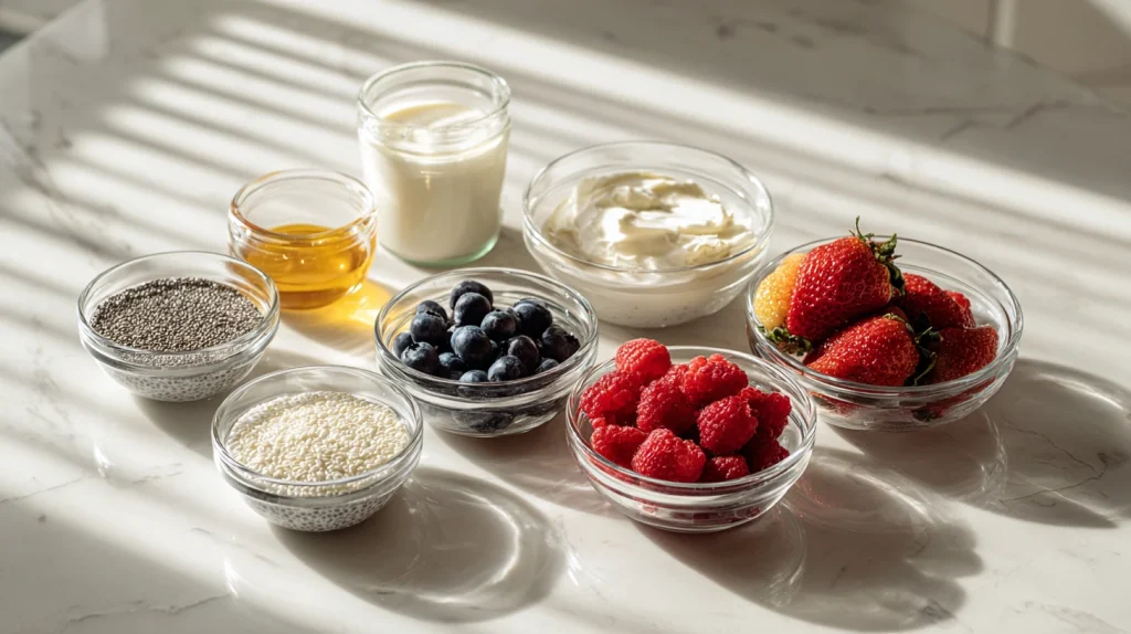 Overnight Chia Seed Pudding - Creamy & Healthy Breakfast 3 Overnight Chia Seed Pudding