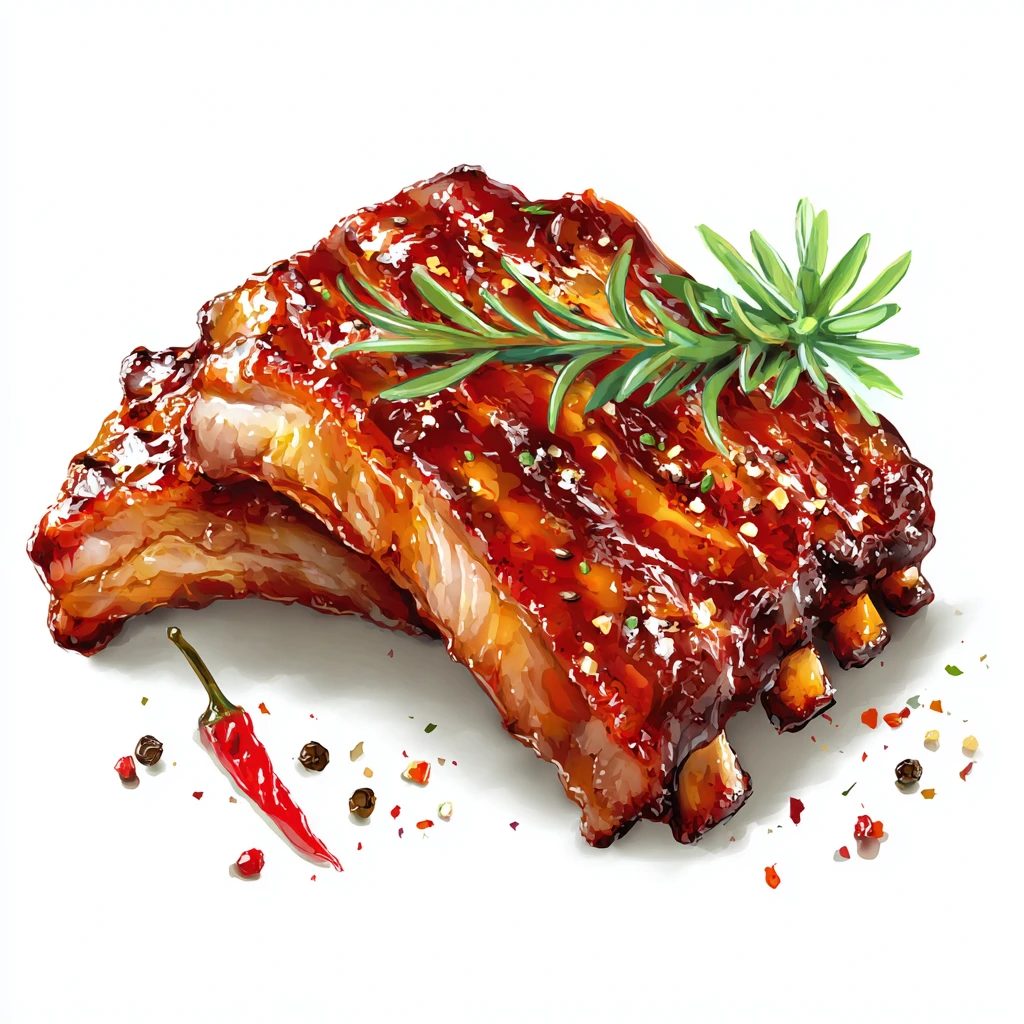 Pork Tenderloin Marinade Recipe - Juicy & Flavorful Dinner 3 pork loin ribs recipe vector