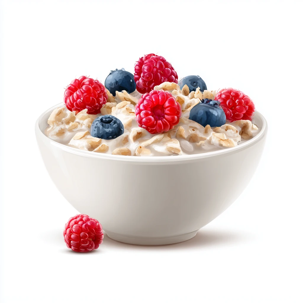 Apple Cinnamon Oatmeal Recipe - Fresh & Cozy Breakfast 4 protein oatmeal vector