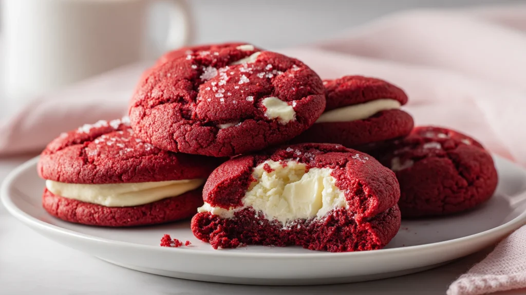 Red Velvet Cheesecake Cookies - Festive & Soft Treats 10 Red Velvet Cheesecake Cookies