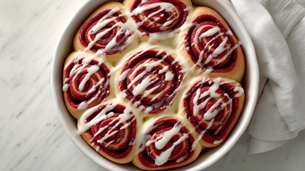 Red Velvet Cinnamon Rolls - Easy Bakery Secrets 14 Red Velvet Cinnamon Rolls