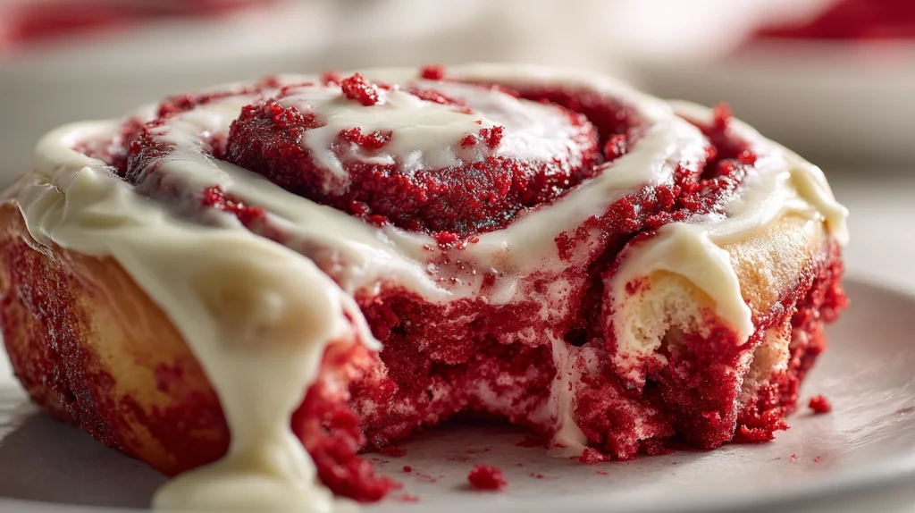 Red Velvet Cinnamon Rolls - Easy Bakery Secrets 2 Red Velvet Cinnamon Rolls