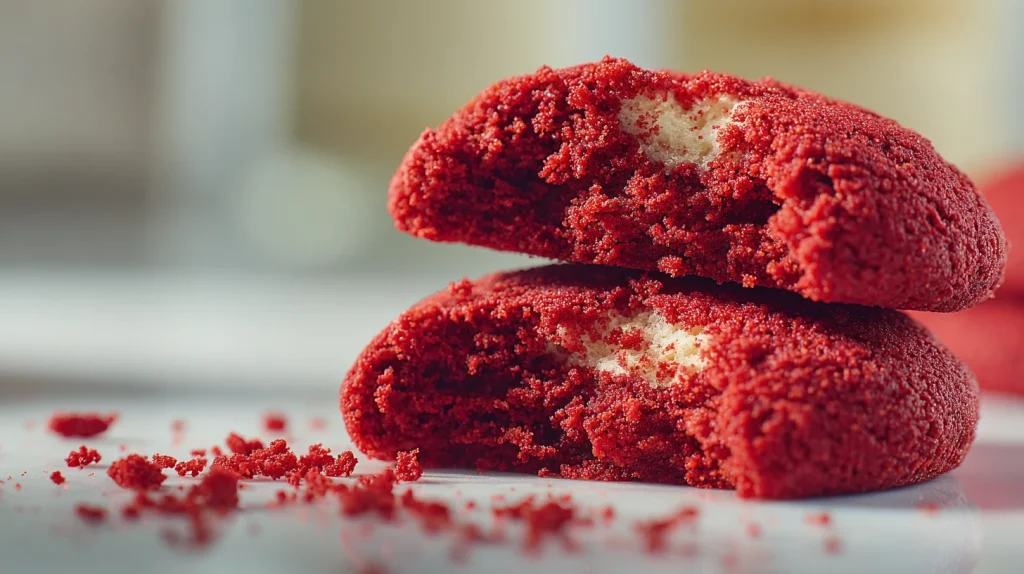 Red Velvet Cookies from Cake Mix Easy - Soft & Delicious 2 Red Velvet Cookies from Cake Mix Easy
