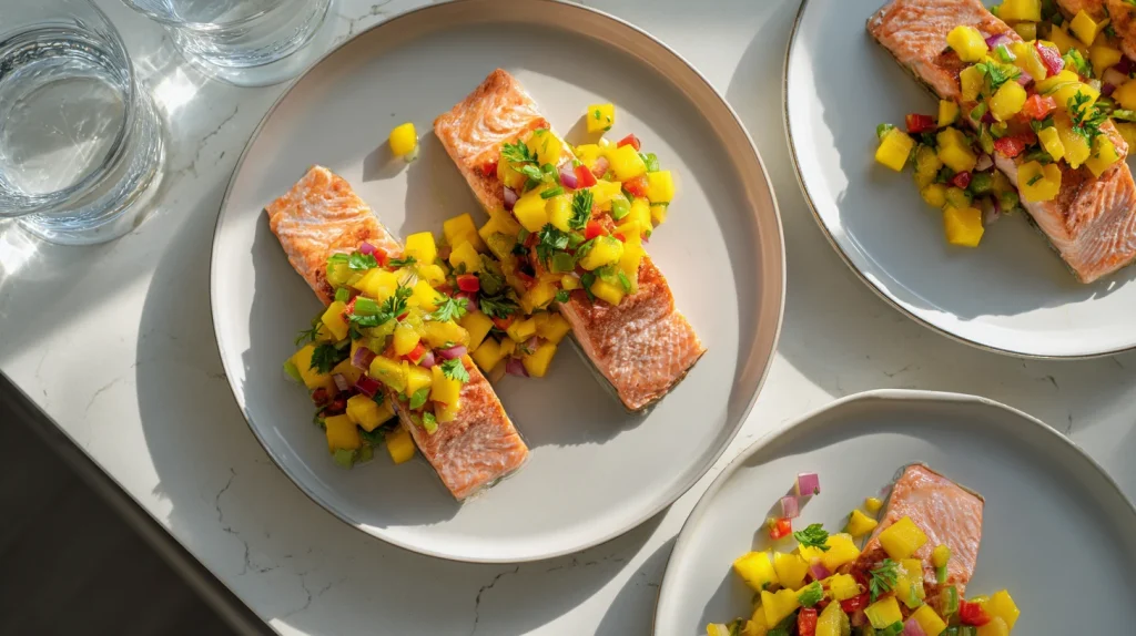 Salmon With Mango Salsa - Fresh, Flavor-Packed Delight 6 Salmon with Mango Salsa