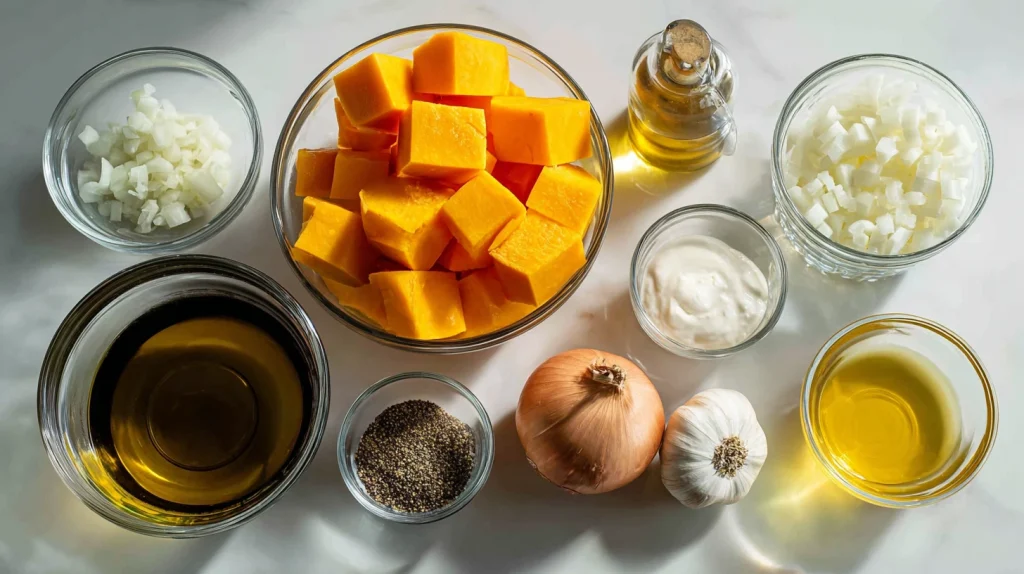 Spicy Butternut Squash Soup - Creamy, Bold & Comforting 3 Spicy Butternut Squash Soup Recipe