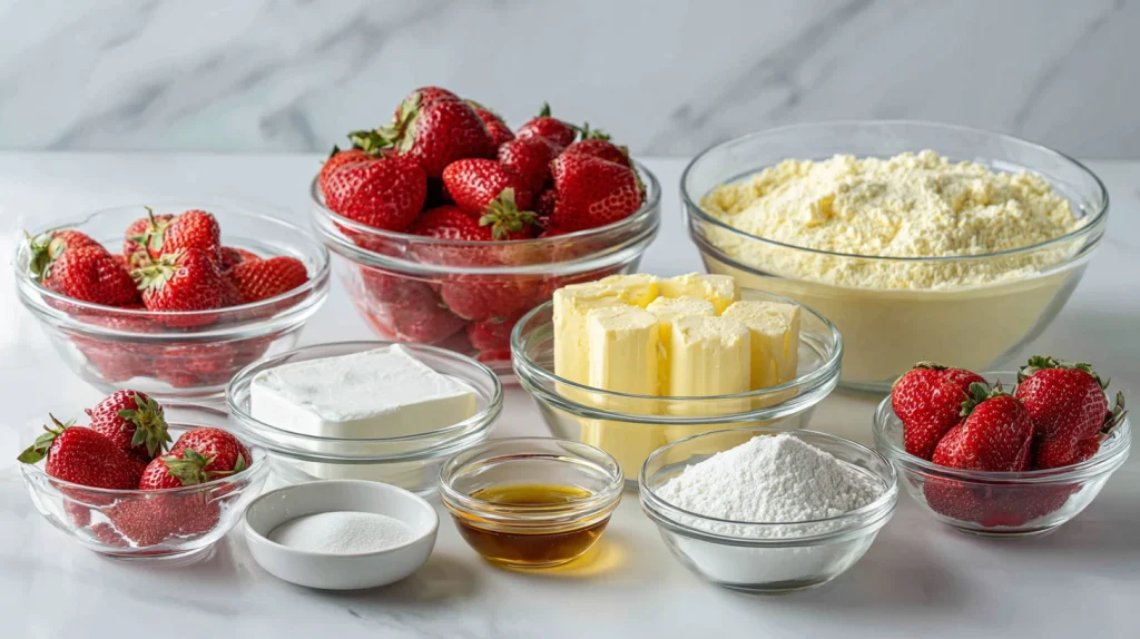 Strawberry Cheesecake Dump Cake - Easy & Fruity Dessert 1 Strawberry Cheesecake Dump Cake